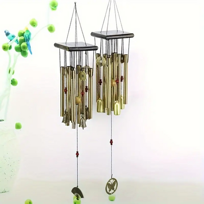 GoldenAura | Classic Copper Bell Wind Chime