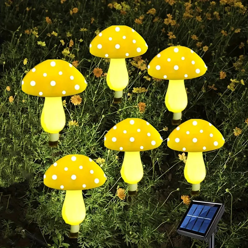 SolaraGarden | Modern & Elegant Solar Mushroom Lamps